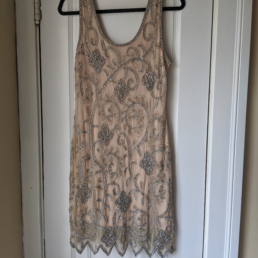 Sequined flapper dress